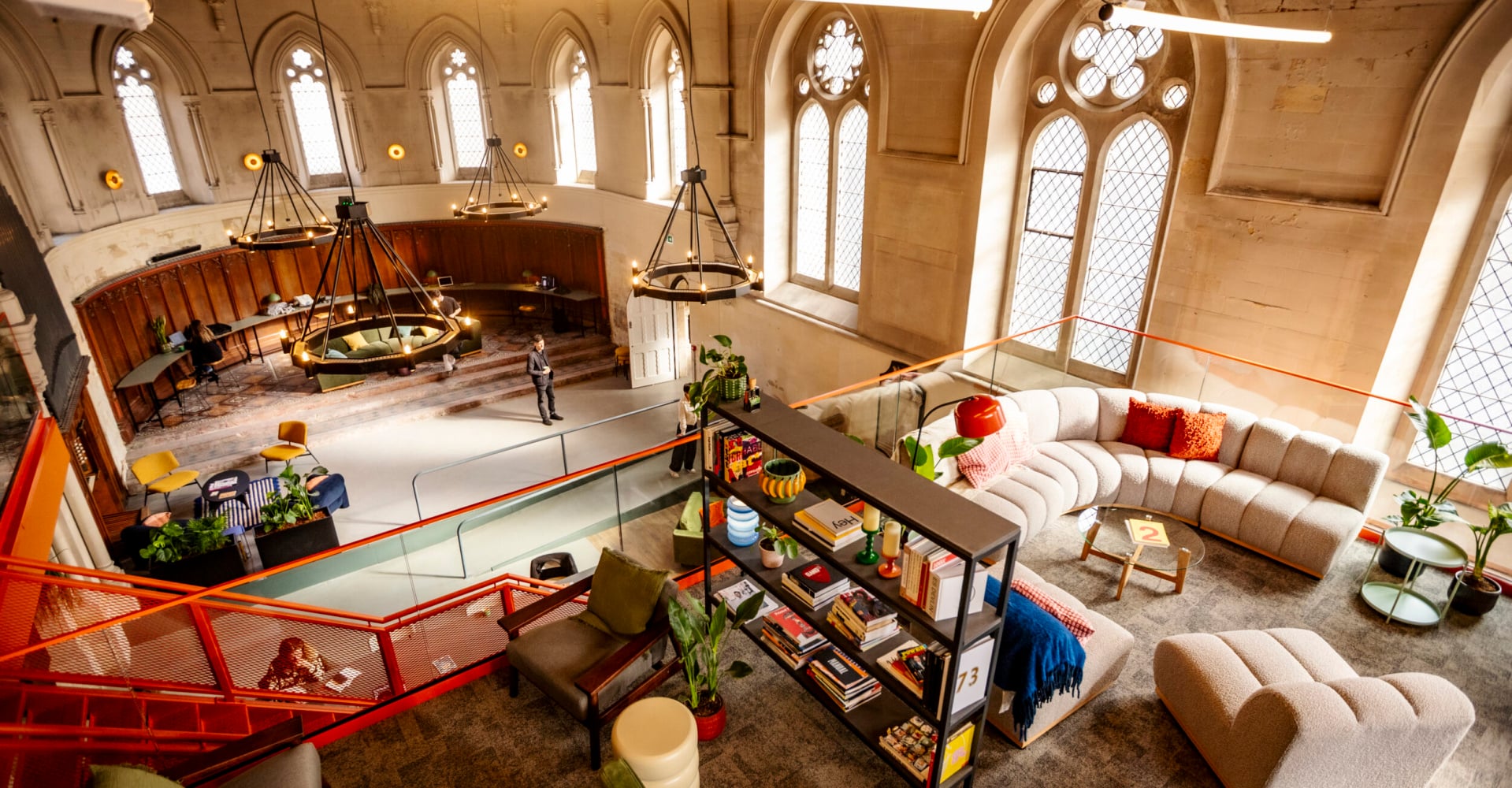 Gather Round Bath Coworking Space View From Mezzanine