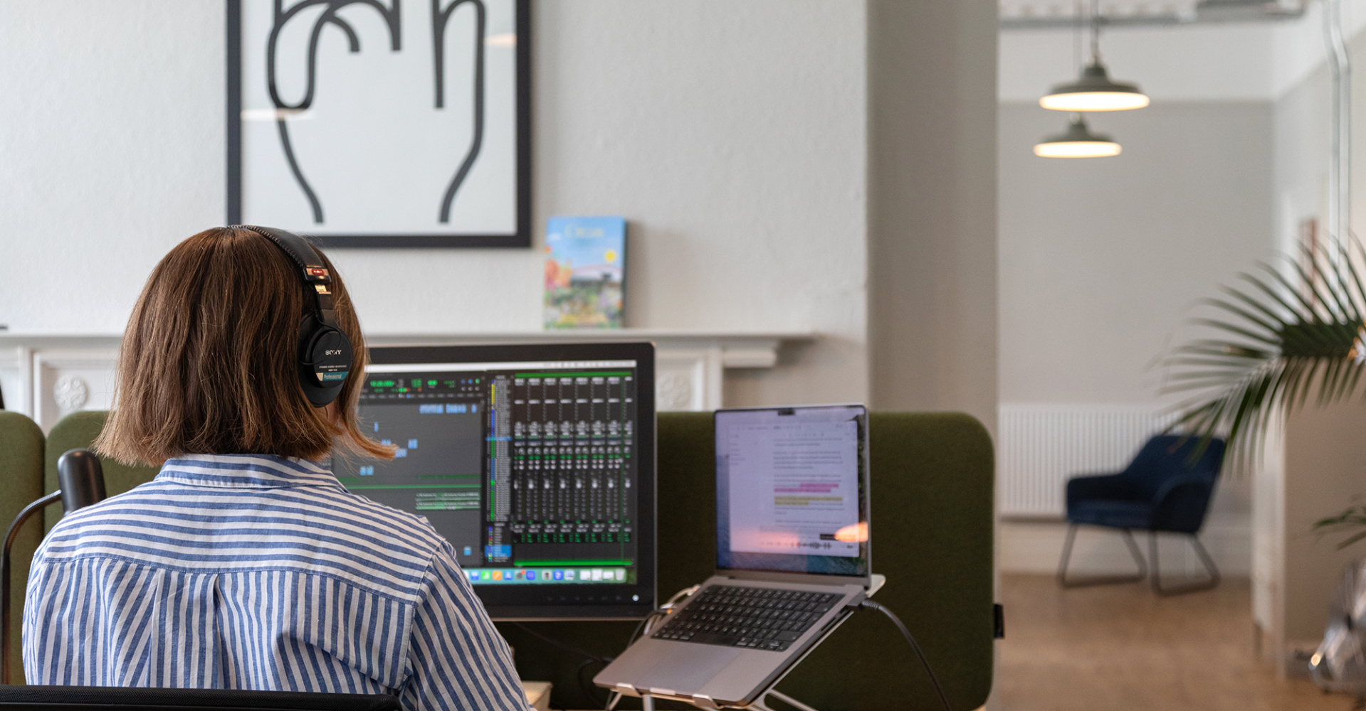 Sara Joyner in the flexi plus space