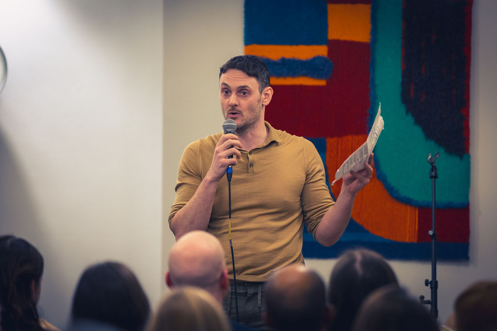 Nick Anderson Vines presenting at Gather Round