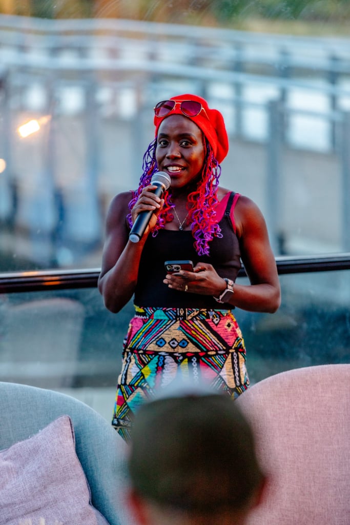 Aggie Nyagari-Salt speaking for Gather Round at The Wave